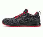 707001.ZAPATO S1P SRC LIBRE DE METAL NEGRO/ROJO 35