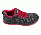 707001.ZAPATO S1P SRC LIBRE DE METAL NEGRO/ROJO 35