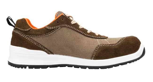 707002.ZAPATO S1P SRC LIBRE DE METAL MARRÓN/NARANJA 36