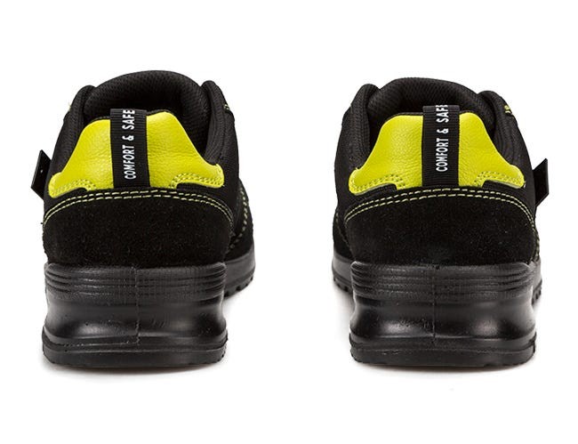 707004.ZAPATO S1P SRC LIBRE DE METAL NEGRO/ AMARILLO FLUOR 36