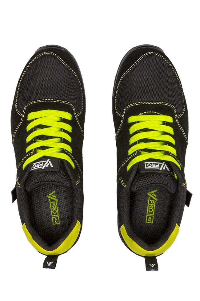 707004.ZAPATO S1P SRC LIBRE DE METAL NEGRO/ AMARILLO FLUOR 36