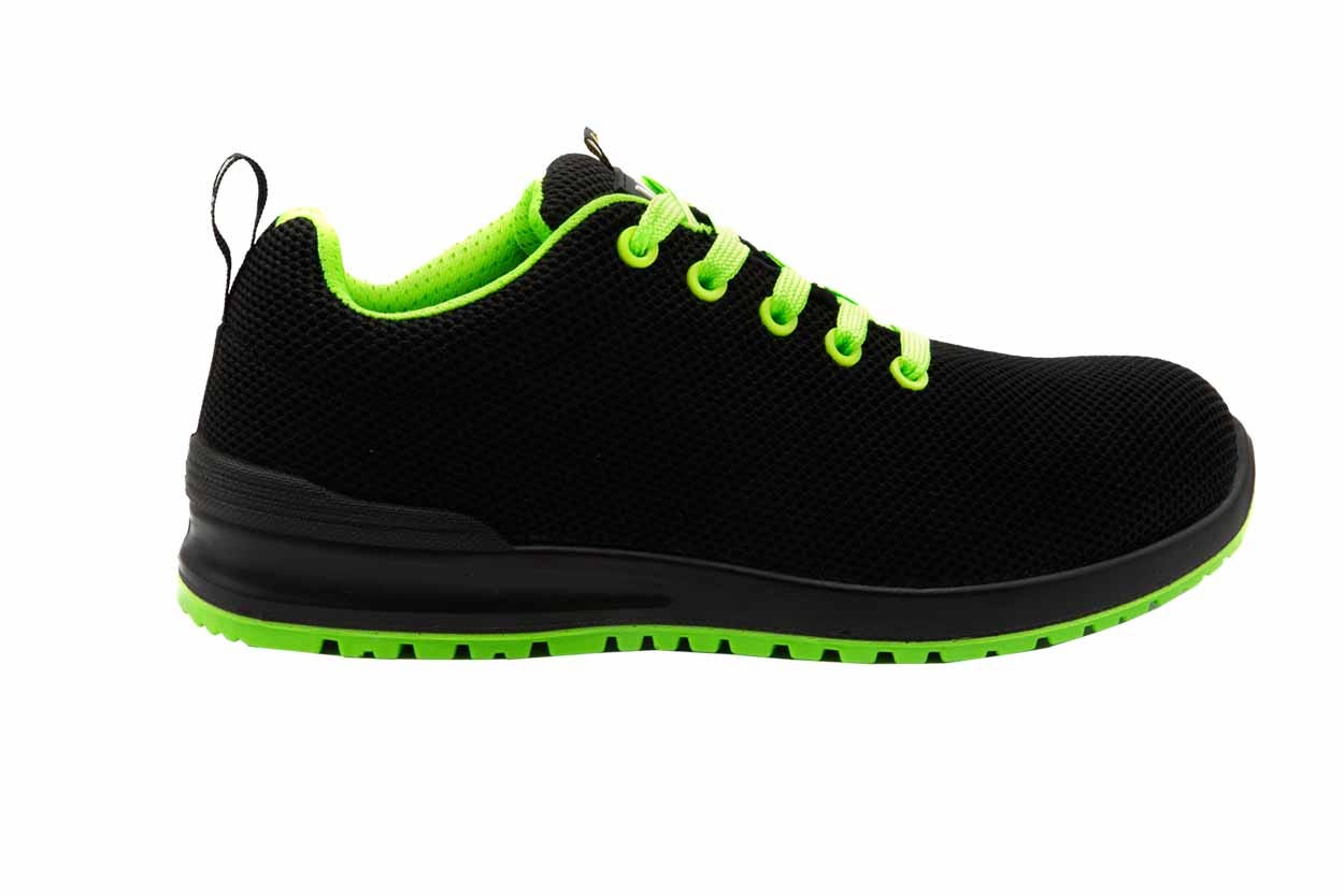 707007L.ZAPATO S1P ESD SRC METAL FREE NEGRO/VERDE LIMA 35