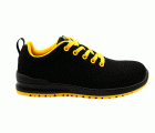 707007Y.ZAPATO S1P ESD SRC METAL FREE NEGRO/AMARILLO 35