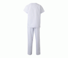 800.CONJUNTO PIJAMA BLANCO 2XL