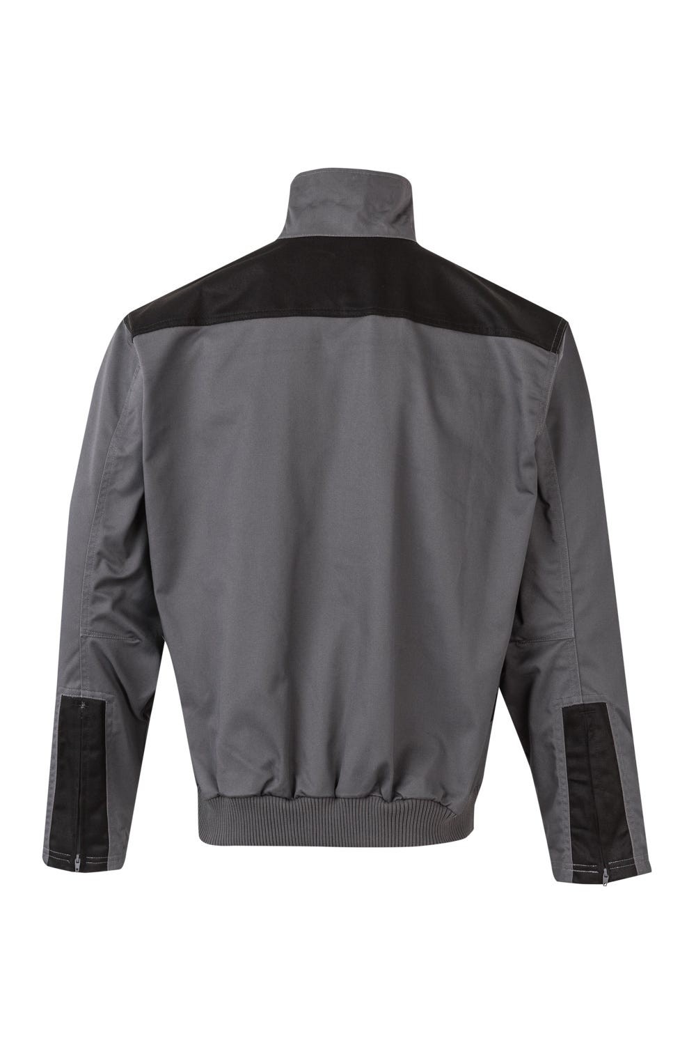 COBRE.CAZADORA BICOLOR GRIS/NEGRO 2XL