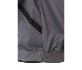 COBRE.CAZADORA BICOLOR GRIS/NEGRO 2XL