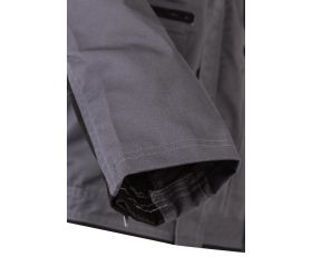 COBRE.CAZADORA BICOLOR GRIS/NEGRO 2XL
