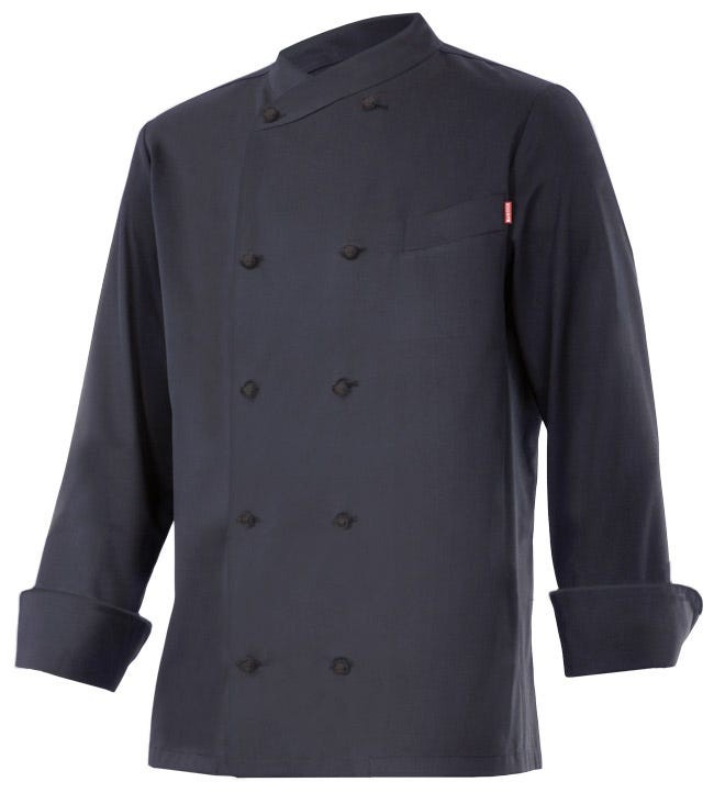 ENELDO.CHAQUETA COCINA ML HOMBRE NEGRO 48