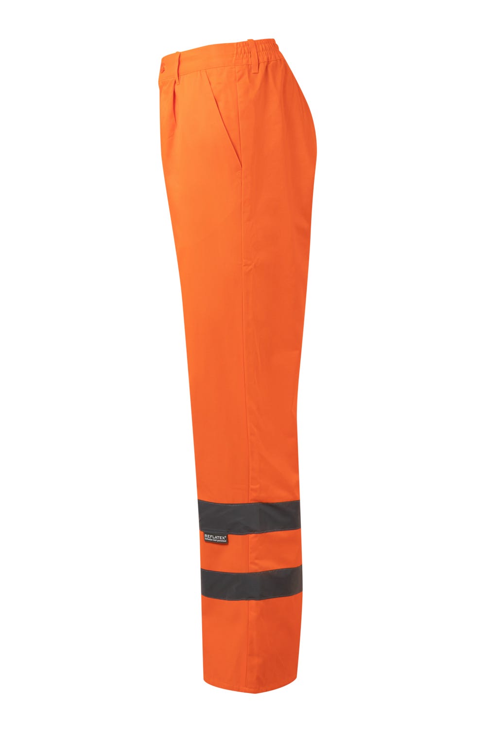 F160.PANTALÓN FORRADO AV NARANJA FLÚOR 2XL