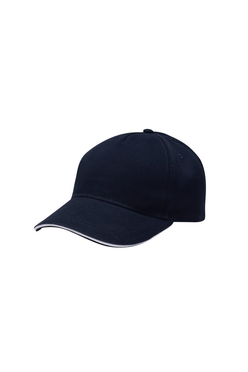 MCT200V.GORRA 5 PANELES NAVY/WHITE U