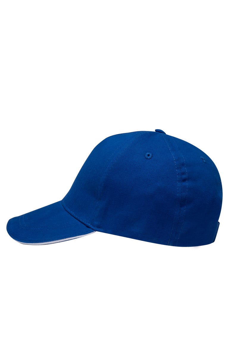 MCT200V.GORRA 5 PANELES ROYAL BLUE/WHITE U