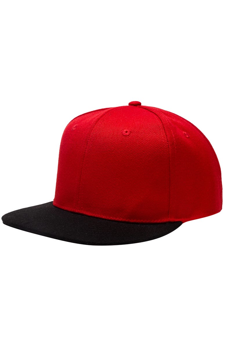 MCT600V.GORRA 6 PANELES RED/BLACK U