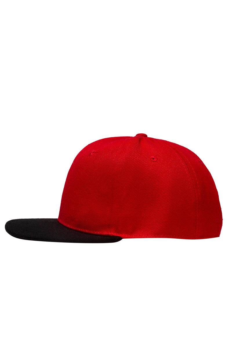 MCT600V.GORRA 6 PANELES RED/BLACK U