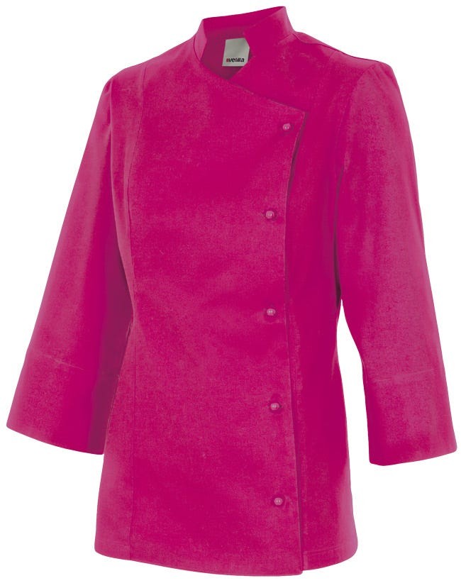 MELISA.CHAQUETA COCINA ML MUJER FUCSIA 36