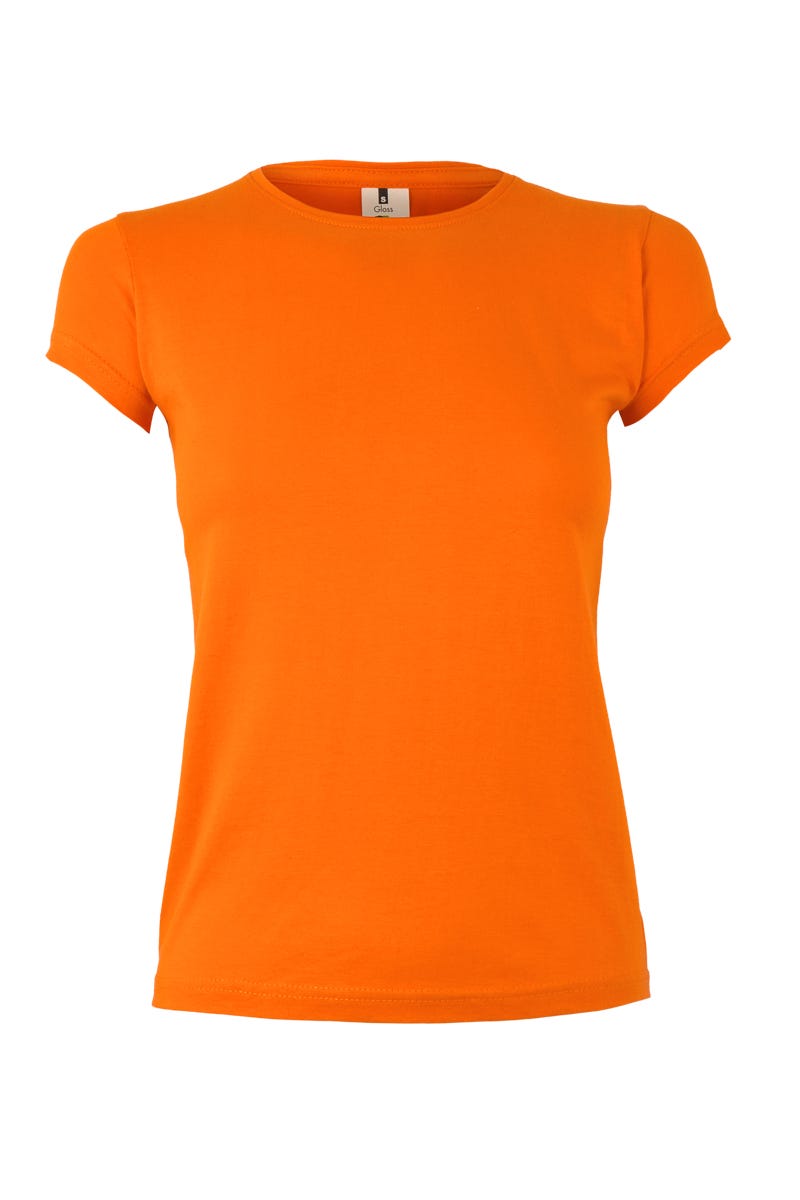 MK170CV.CAMISETA MANGA CORTA MUJER ORANGE 2XL