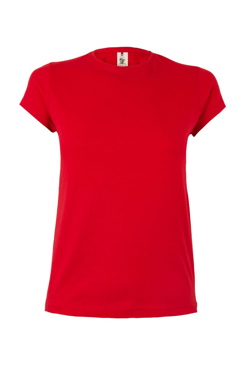 MK170CV.CAMISETA MANGA CORTA MUJER RED 2XL