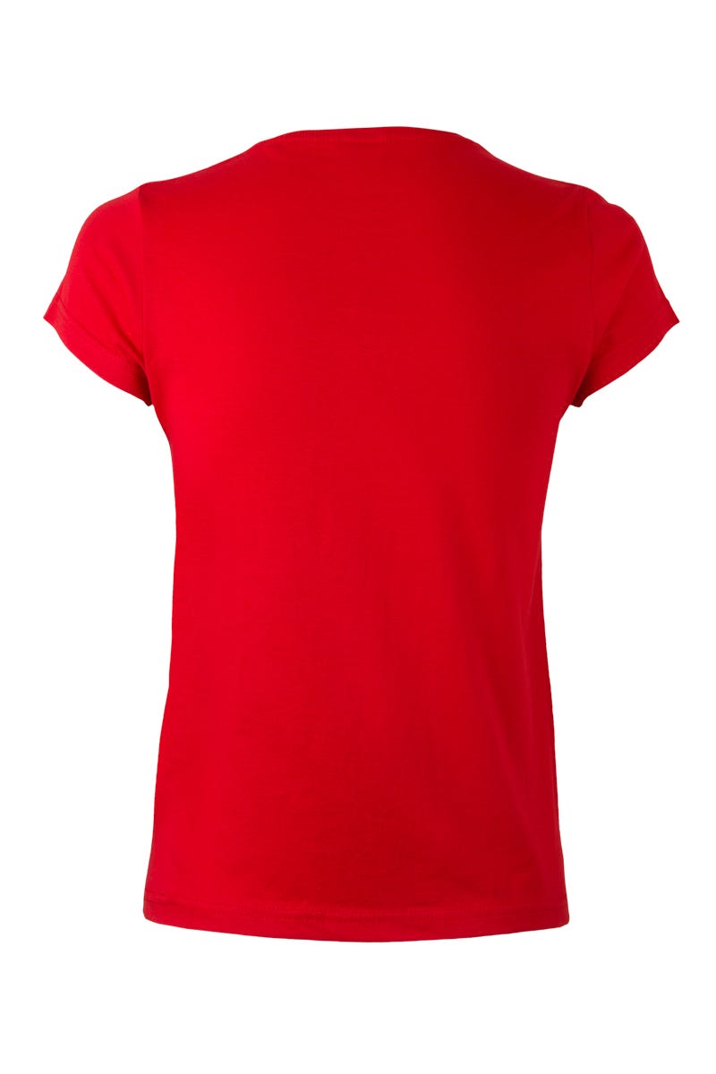MK170CV.CAMISETA MANGA CORTA MUJER RED 2XL