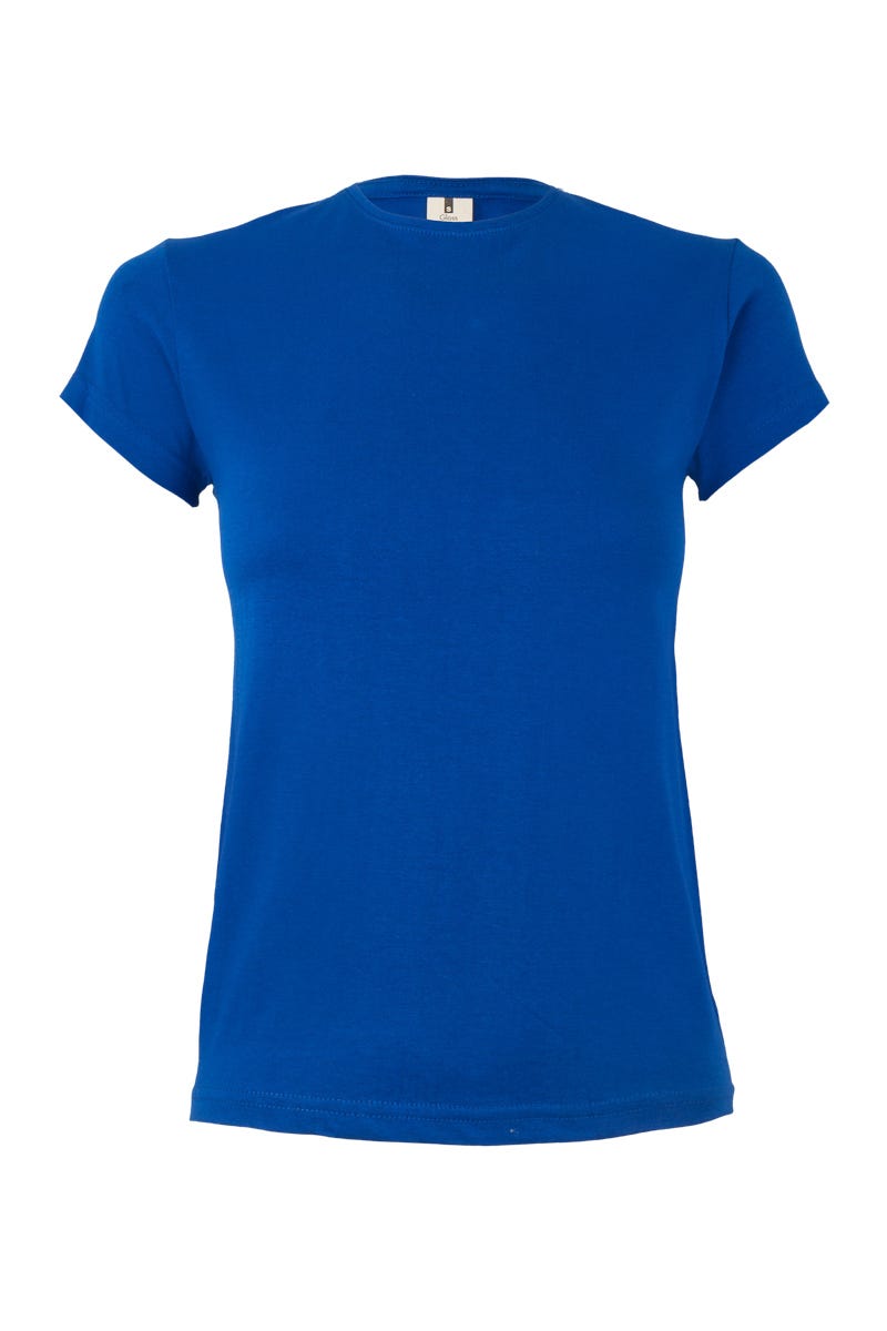 MK170CV.CAMISETA MANGA CORTA MUJER ROYAL BLUE 2XL