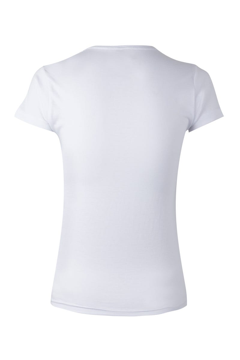 MK170WV.CAMISETA MANGA CORTA MUJER WHITE 2XL
