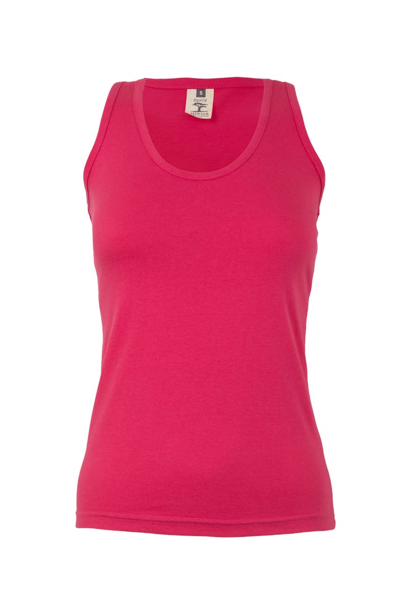 MK171CV.CAMISETA TIRANTES MUJER FUCHSIA 2XL