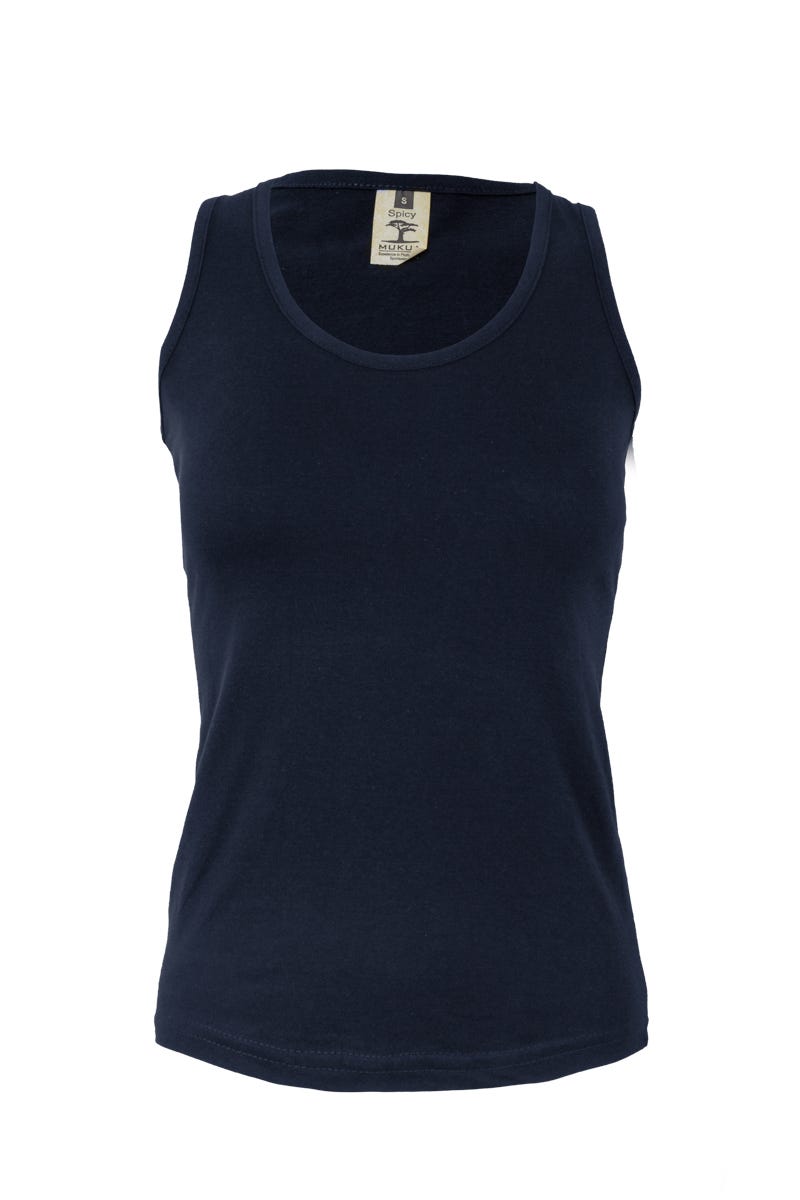 MK171CV.CAMISETA TIRANTES MUJER NAVY 2XL