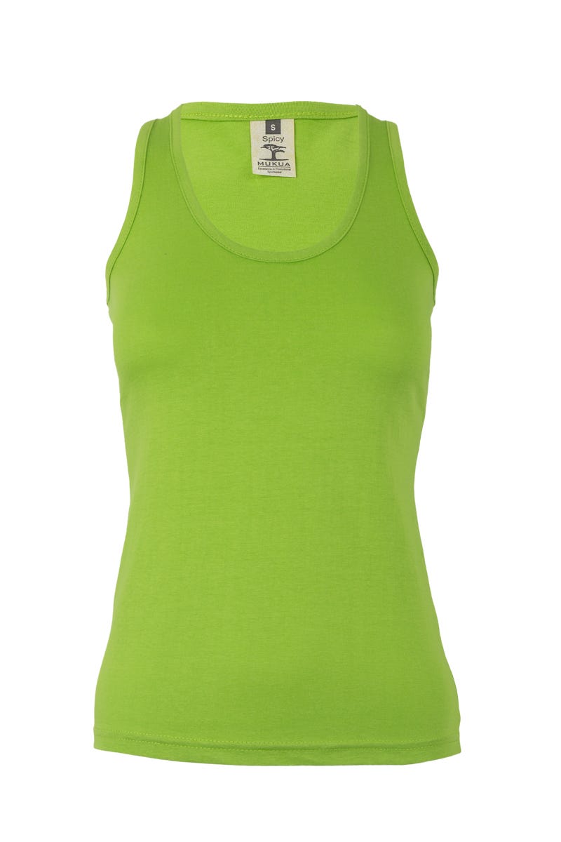 MK171CV.CAMISETA TIRANTES MUJER LIME 2XL