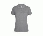 MK214CV.POLO MANGA CORTA MUJER 210 HEATHER GREY XS