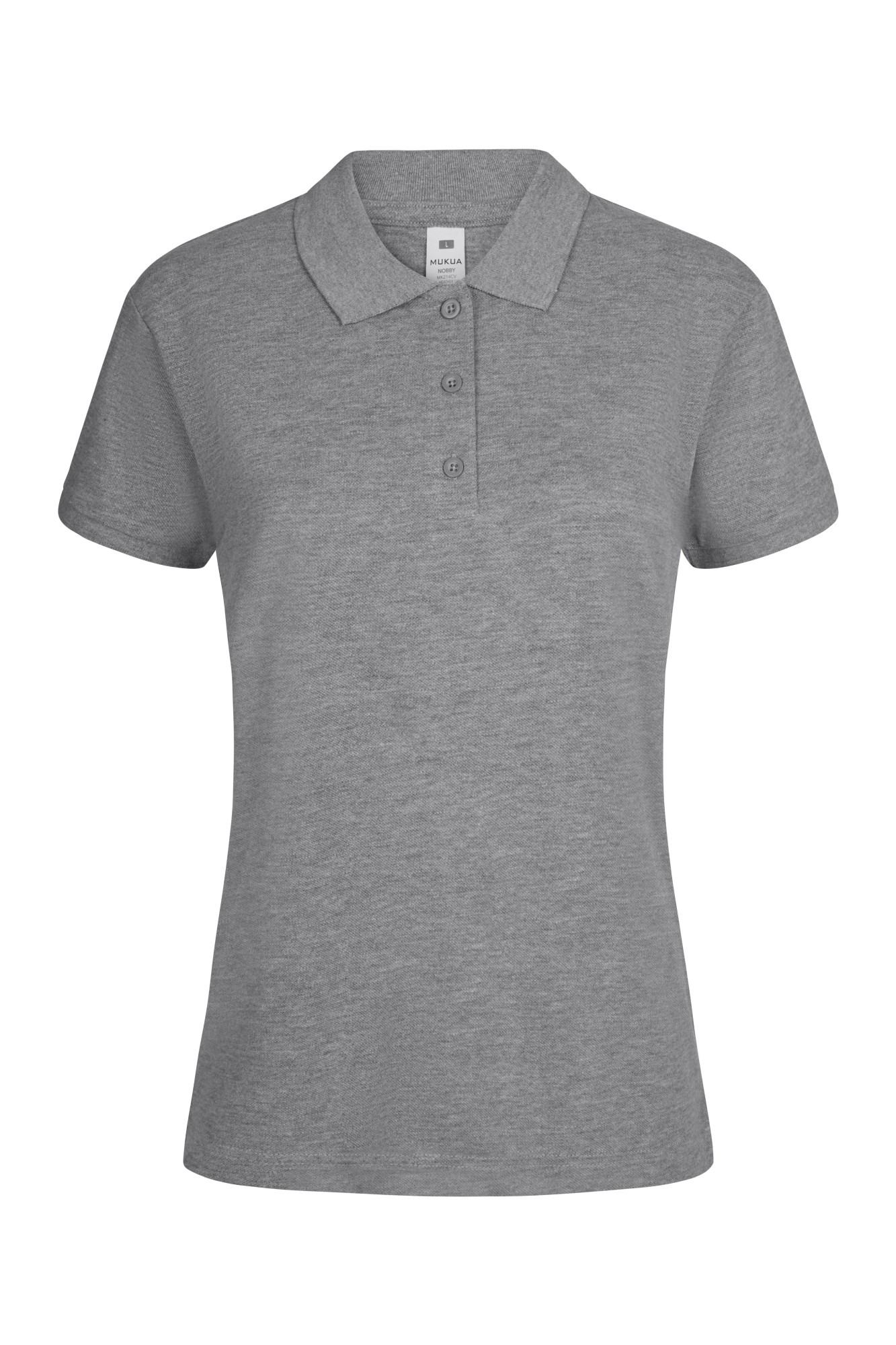 MK214CV.POLO MANGA CORTA MUJER 210 HEATHER GREY XS