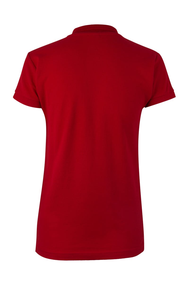 MK214CV.POLO MANGA CORTA MUJER 210 RED 2XL