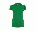 MK214CV.POLO MANGA CORTA MUJER 210 REAL GREEN 2XL