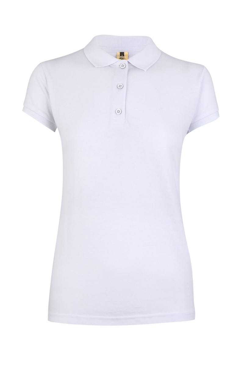 MK214WV.POLO MANGA CORTA MUJER 210 WHITE 2XL