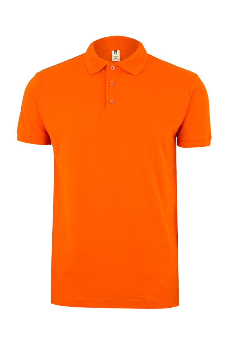 MK215CV.POLO MANGA CORTA 210 ORANGE 2XL