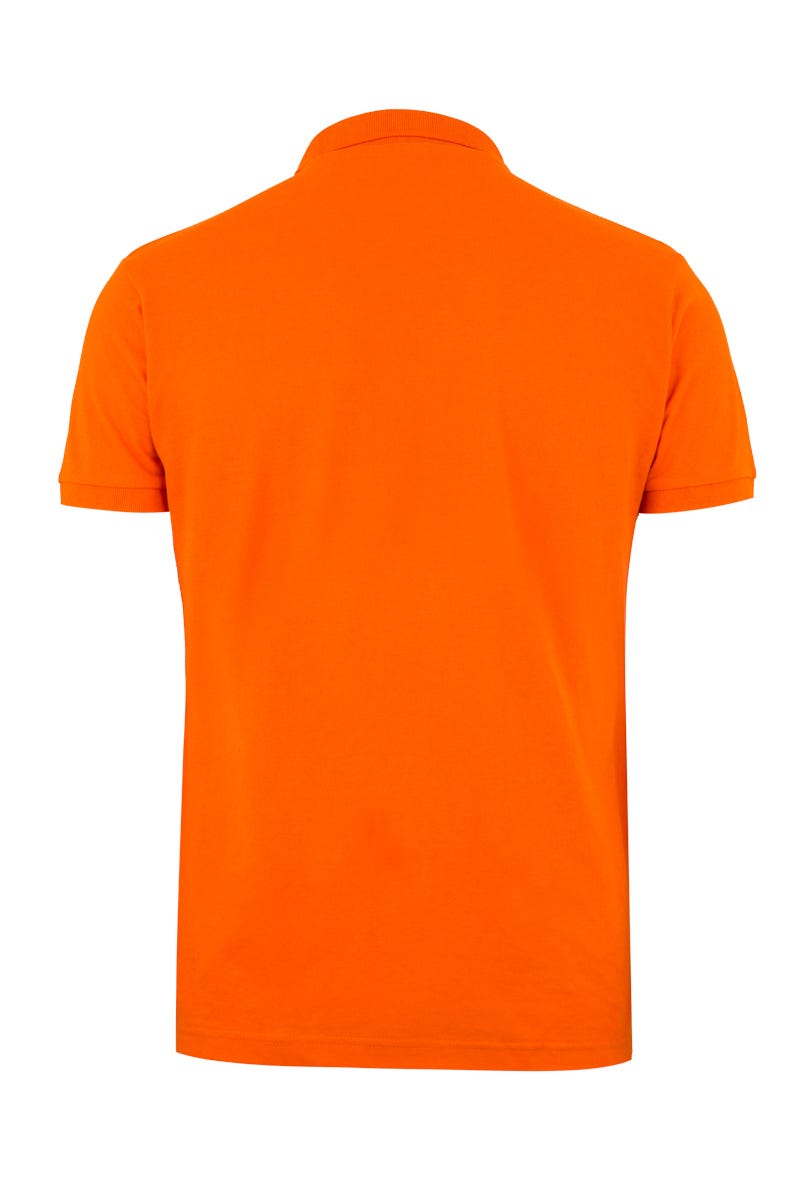 MK215CV.POLO MANGA CORTA 210 ORANGE 2XL