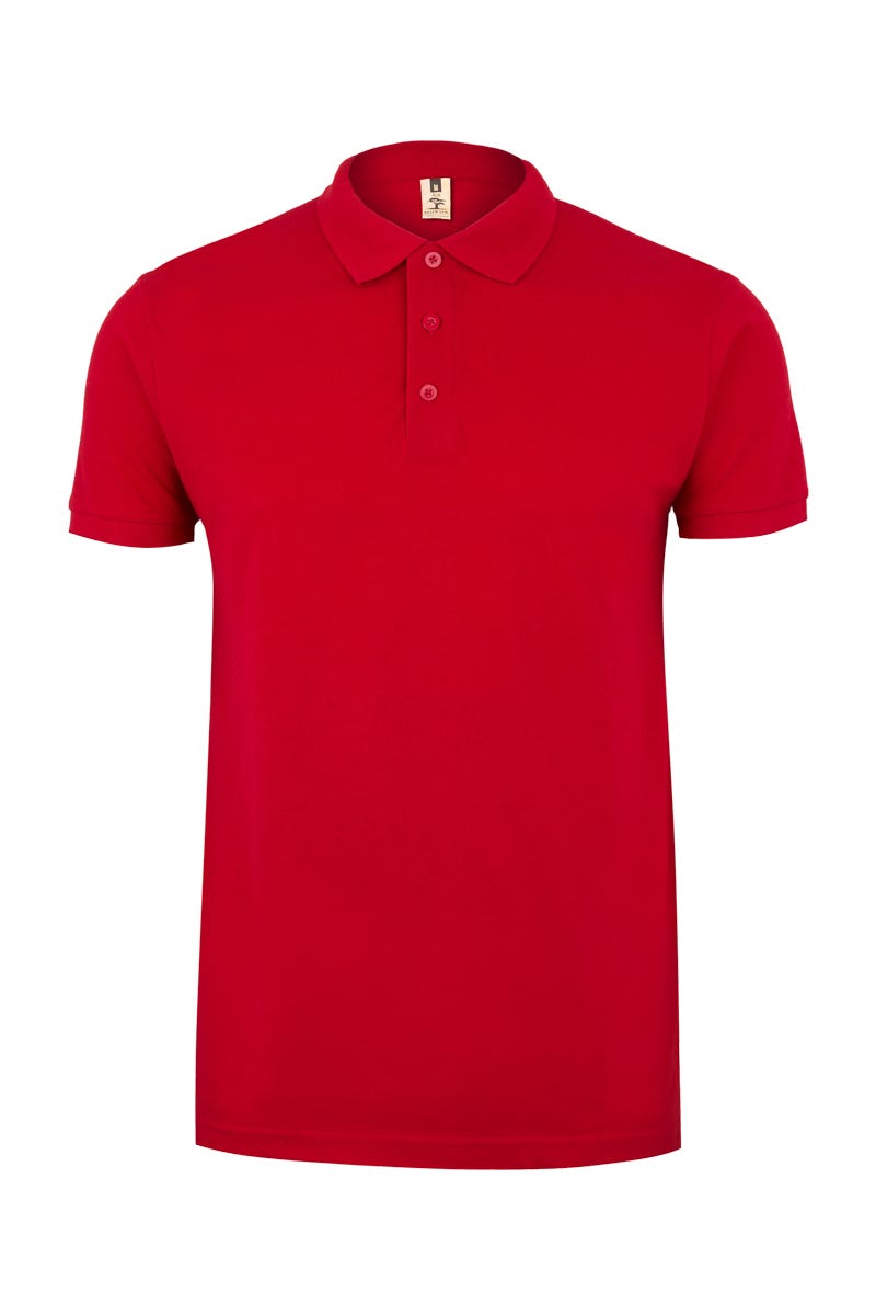 MK215CV.POLO MANGA CORTA 210 RED 2XL