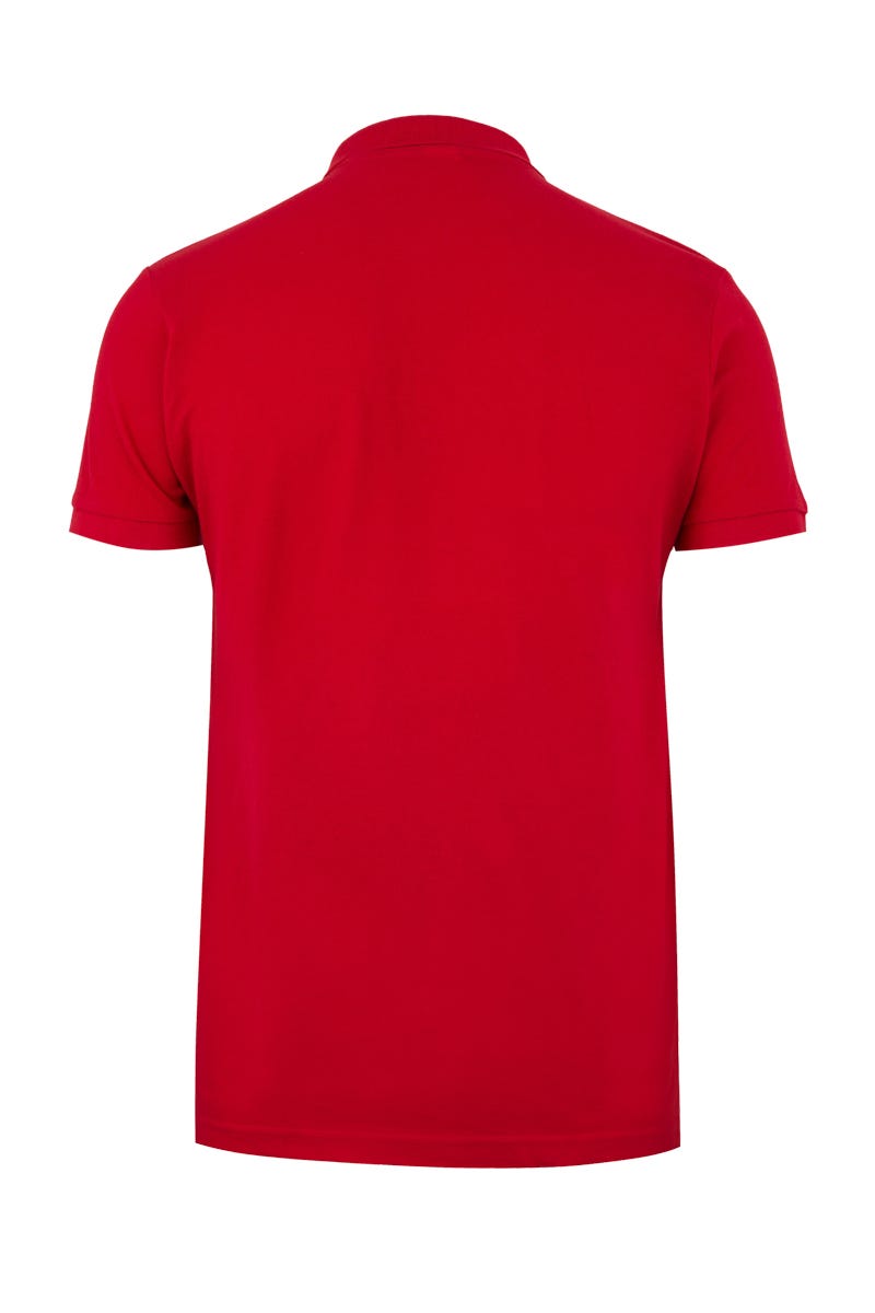 MK215CV.POLO MANGA CORTA 210 RED 2XL