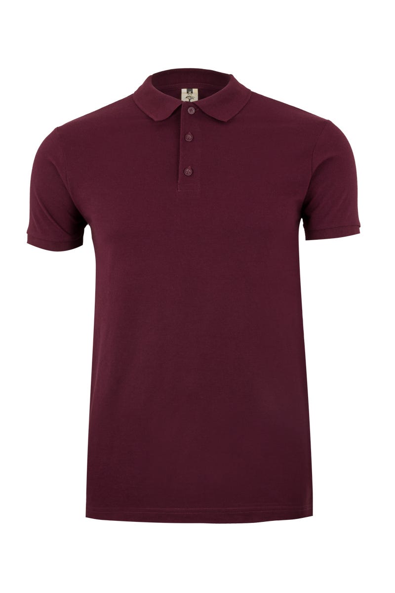 MK215CV.POLO MANGA CORTA 210 WINE 2XL