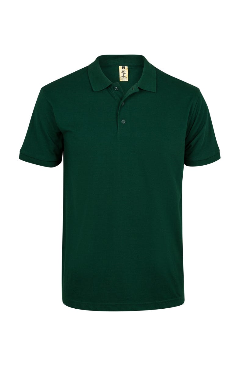MK215CV.POLO MANGA CORTA 210 BOTTLE GREEN 2XL