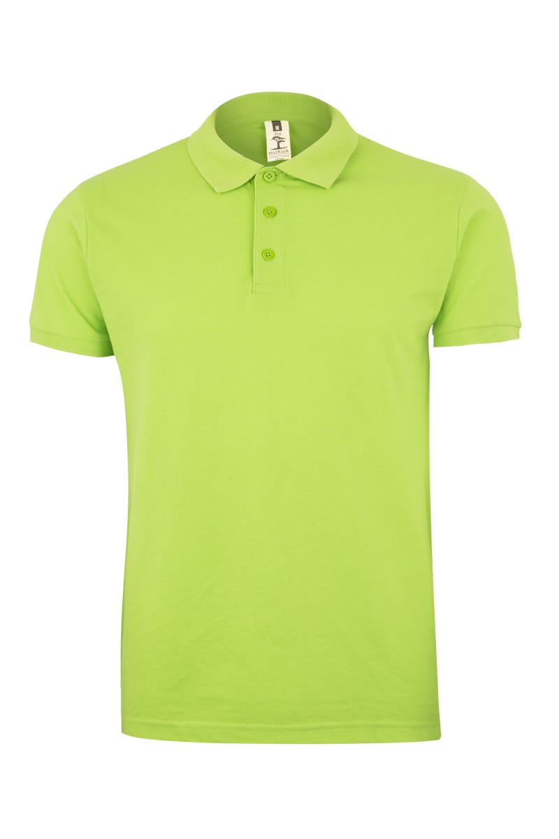 MK215CV.POLO MANGA CORTA 210 LIME 2XL