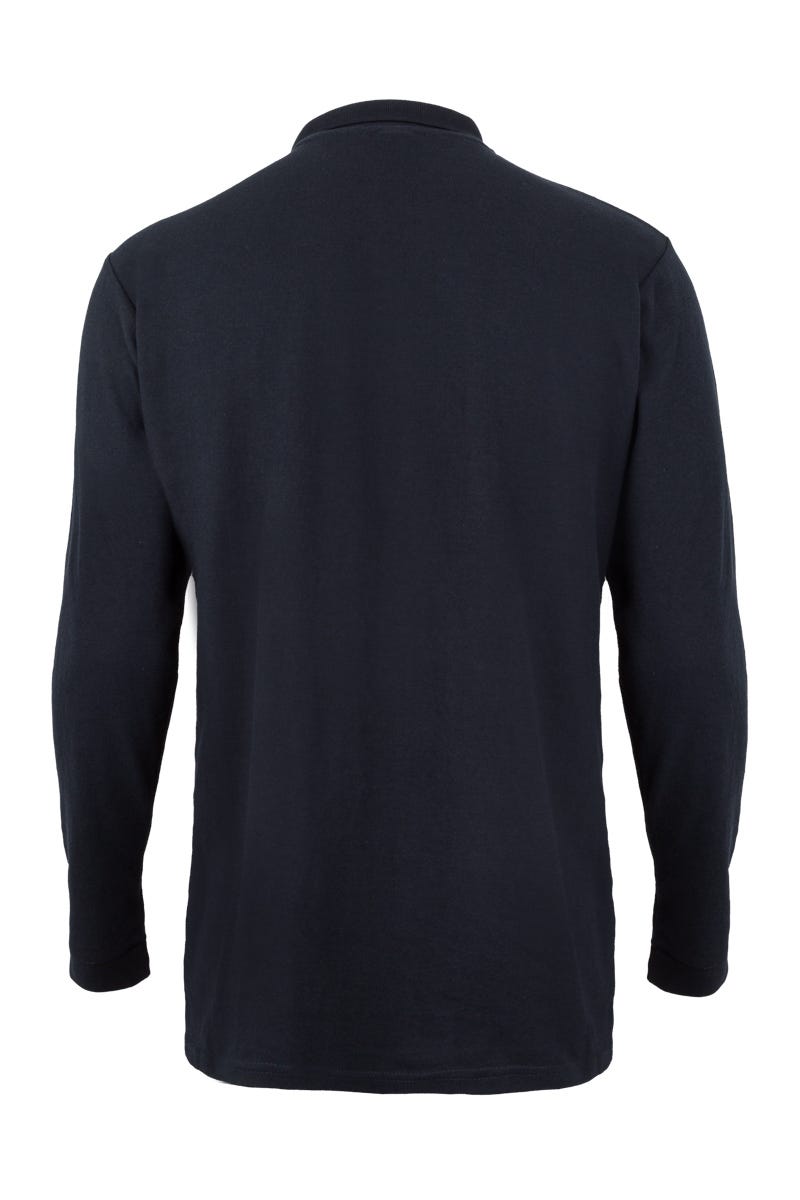 MK242CV.POLO MANGA LARGA 210 NAVY 2XL