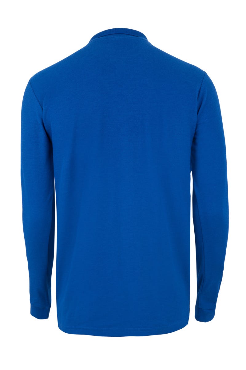 MK242CV.POLO MANGA LARGA 210 ROYAL BLUE 2XL