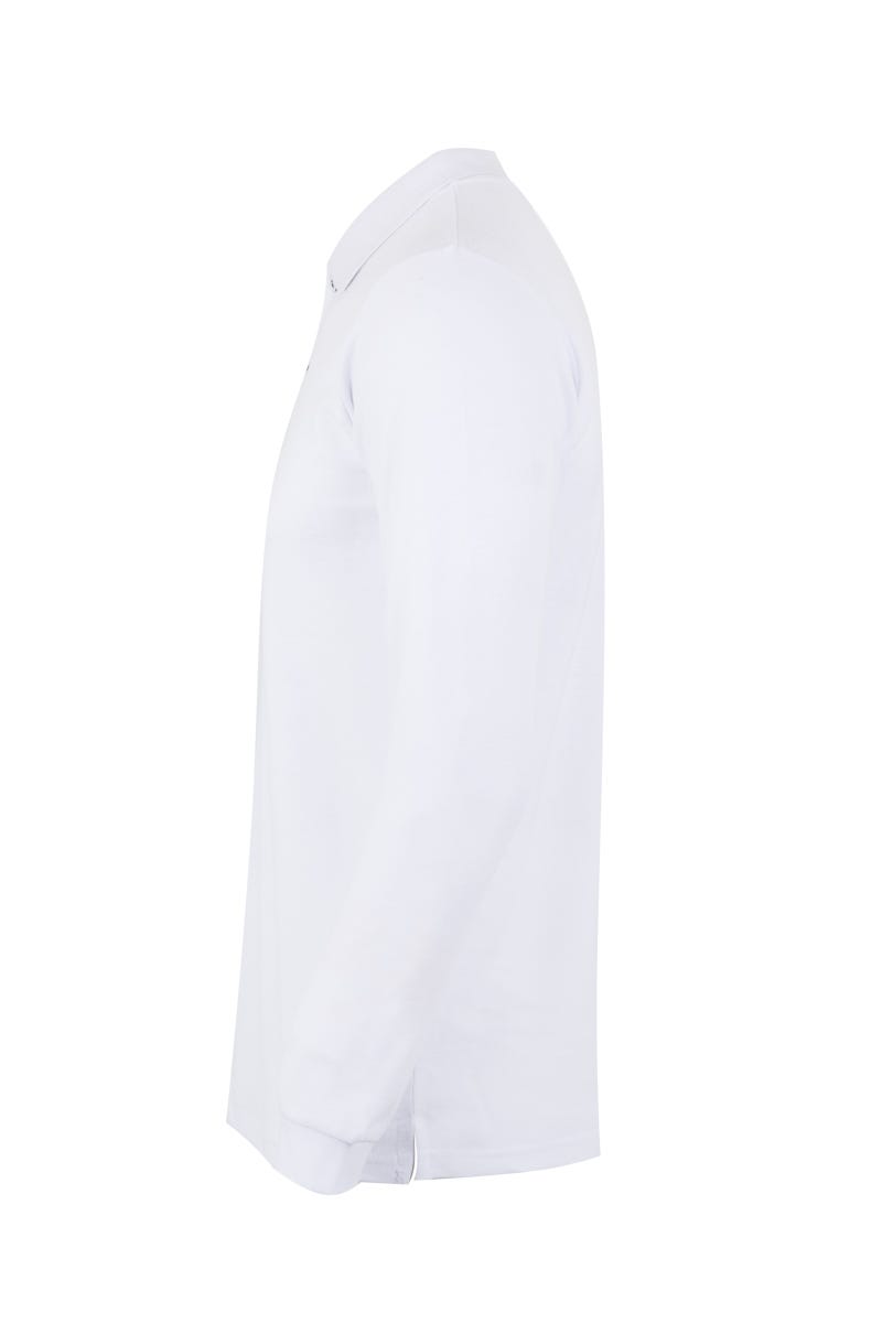 MK242WV.POLO MANGA LARGA 210 WHITE 2XL