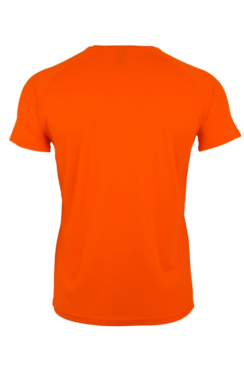 MK520V.CAMISETA TÉCNICA MANGA CORTA FLUOR ORANGE 2XL