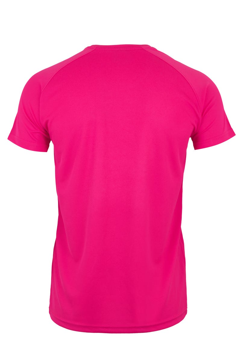 MK520V.CAMISETA TÉCNICA MANGA CORTA FLÚOR PINK 2XL