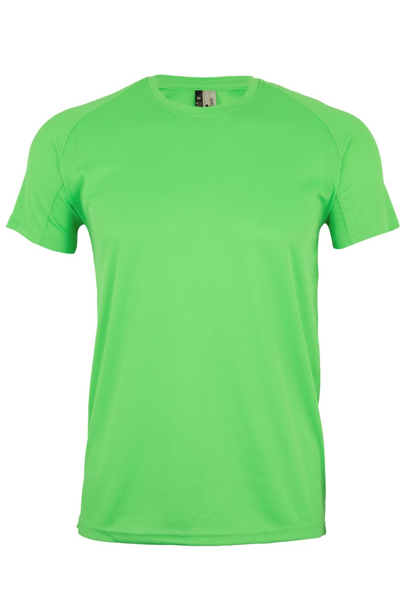 MK520V.CAMISETA TÉCNICA MANGA CORTA LIME FLÚOR 2XL