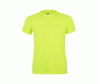 MK521V.CAMISETA TÉCNICA MC KIDS FLÚOR YELLOW 12/14