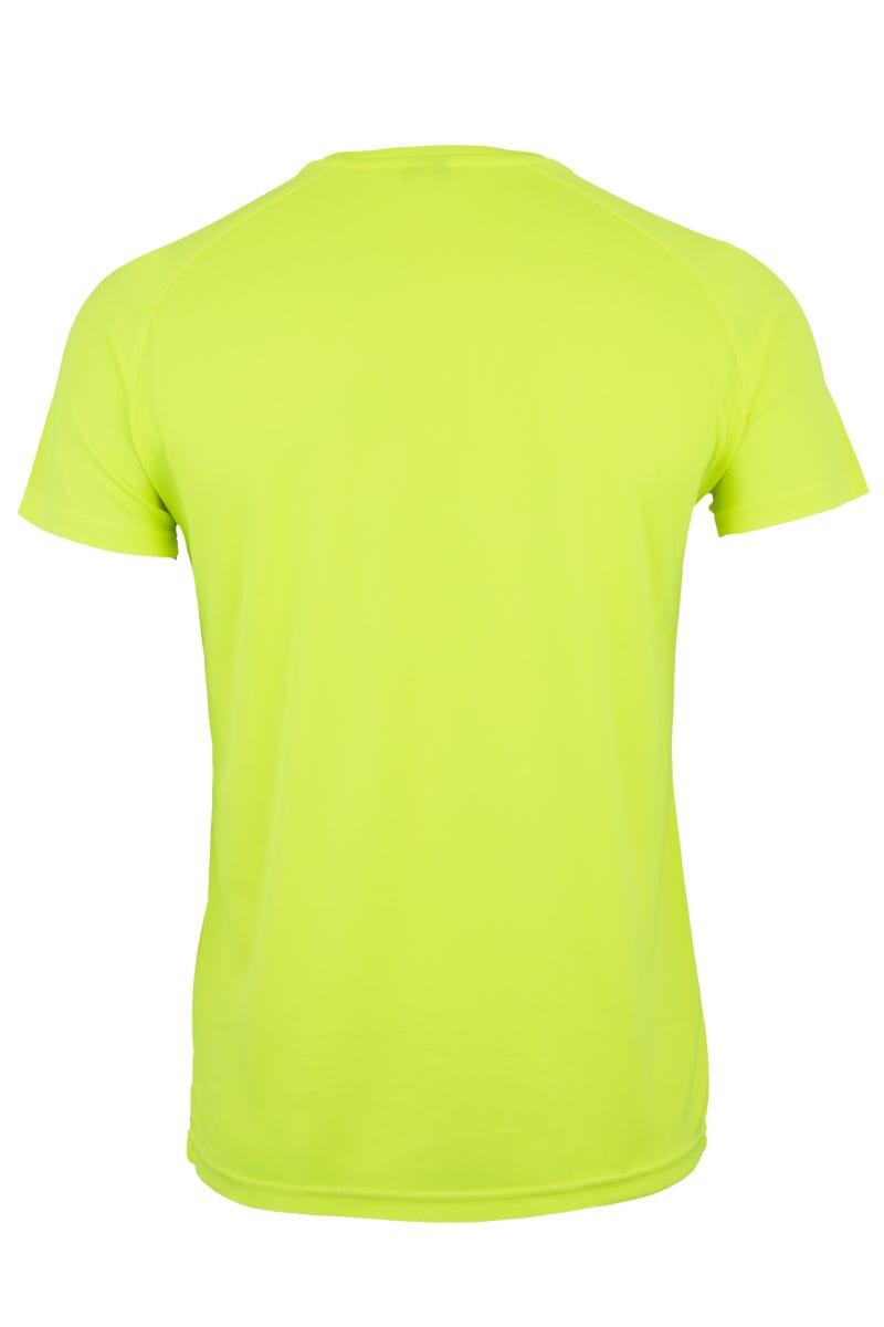 MK521V.CAMISETA TÉCNICA MC KIDS FLÚOR YELLOW 12/14