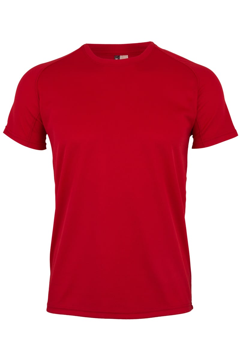 MK521V.CAMISETA TÉCNICA MC KIDS RED 12/14