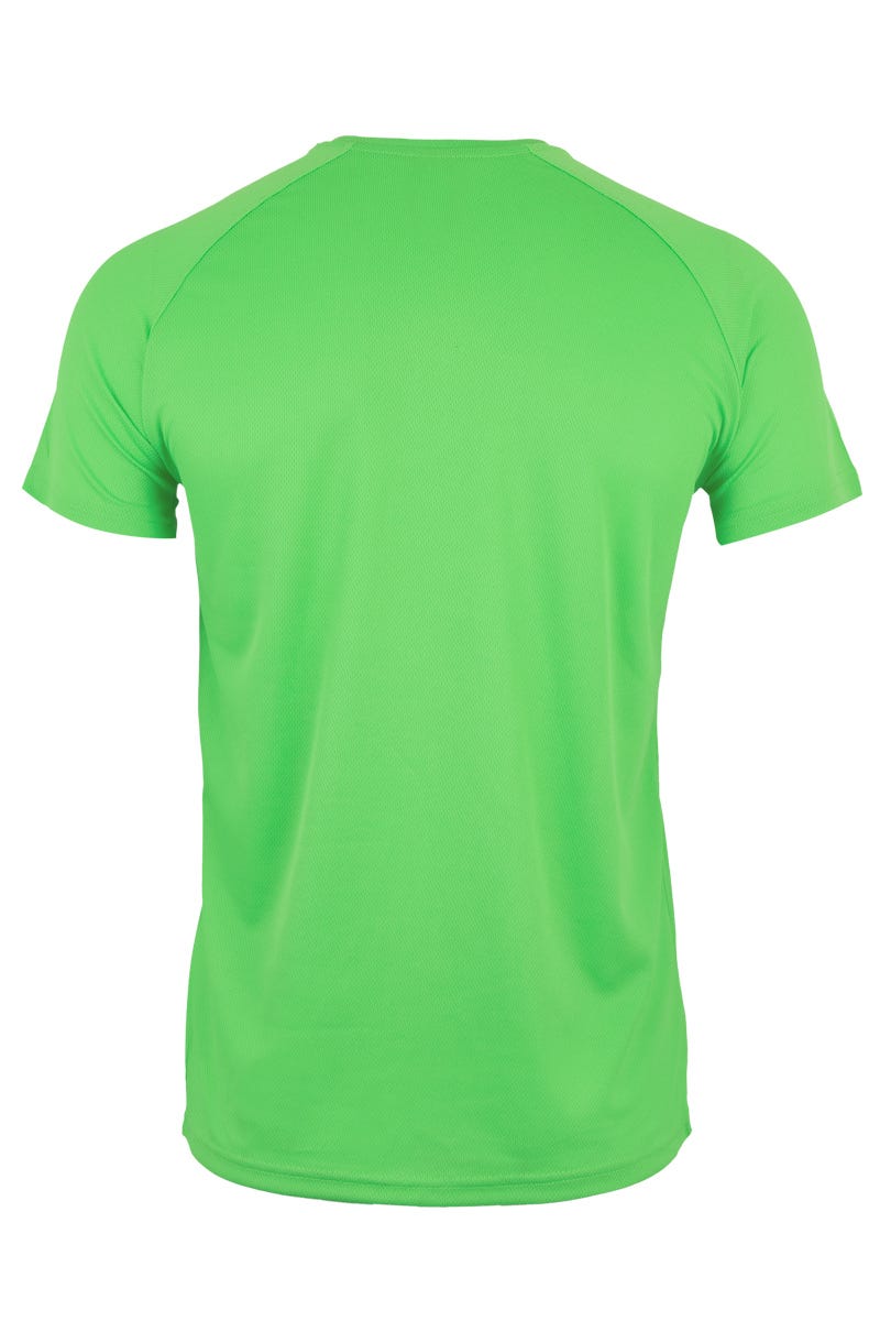 MK521V.CAMISETA TÉCNICA MC KIDS LIME FLÚOR 12/14