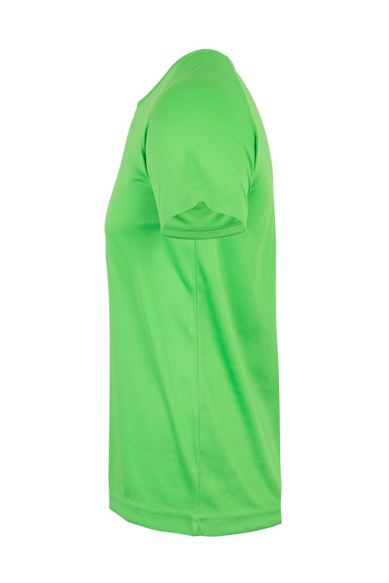 MK521V.CAMISETA TÉCNICA MC KIDS LIME FLÚOR 12/14