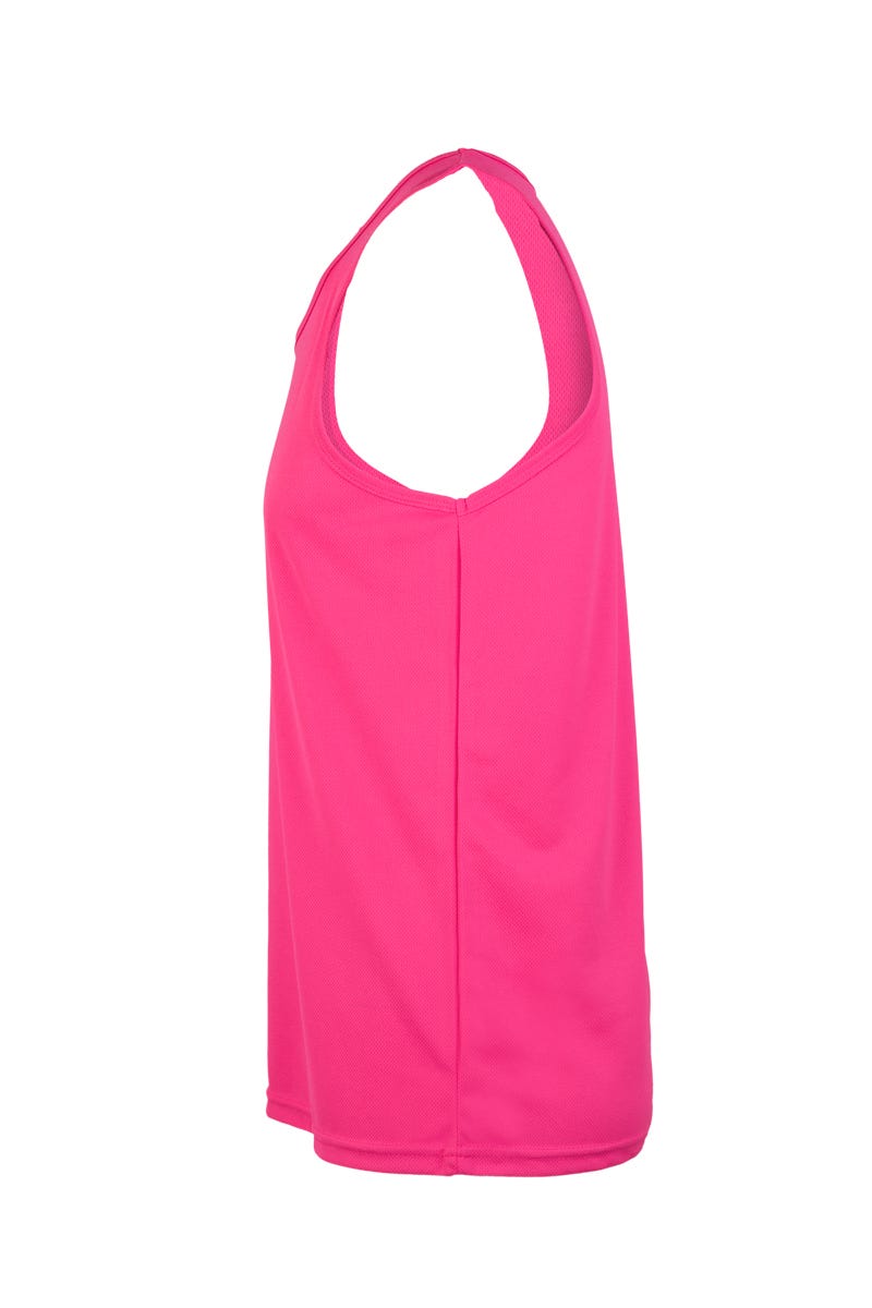 MK525V.CAMISETA TÉCNICA TIRANTES FLÚOR PINK 2XL